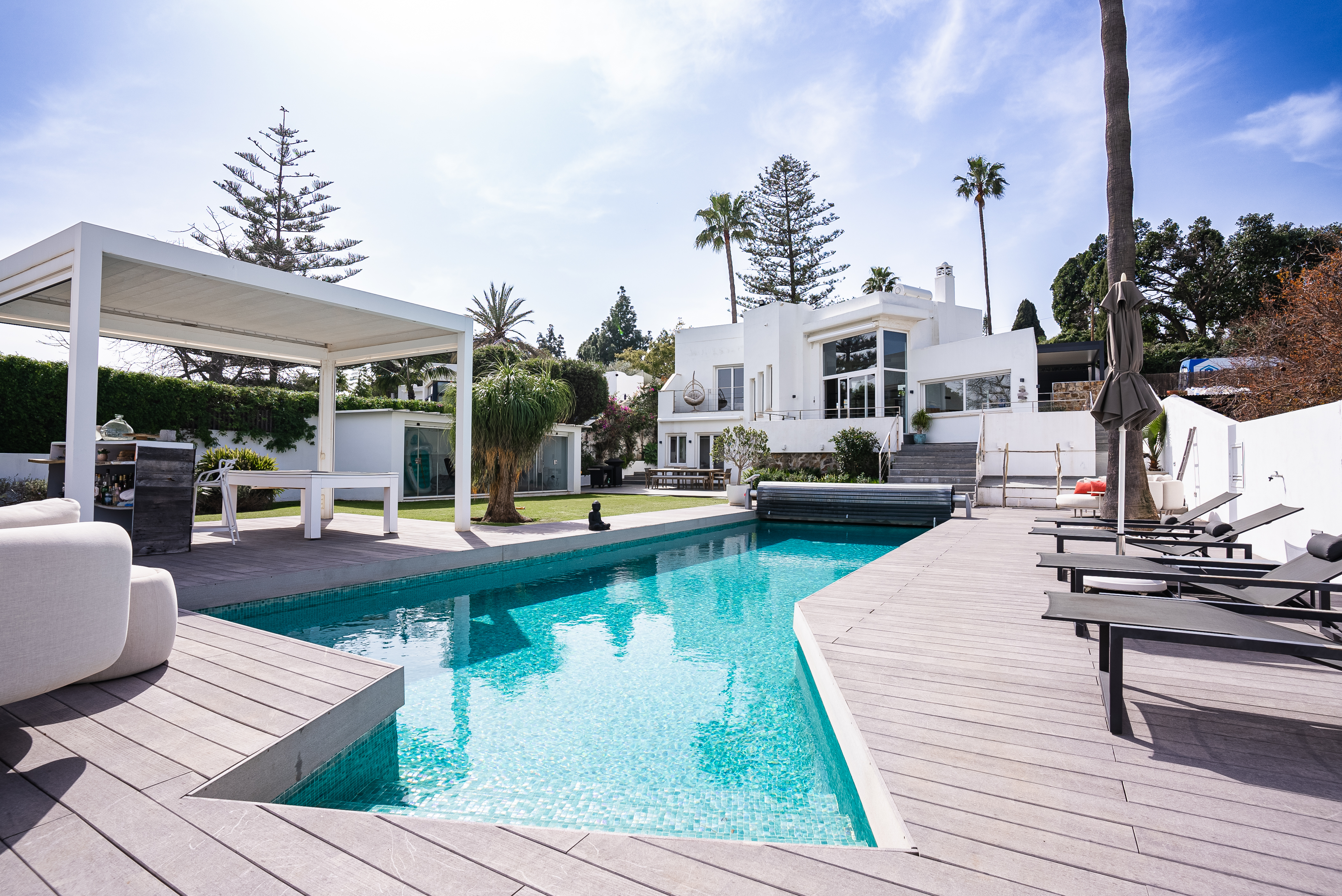 Elegant Renovated Villa with Private Pool & Open Green Views