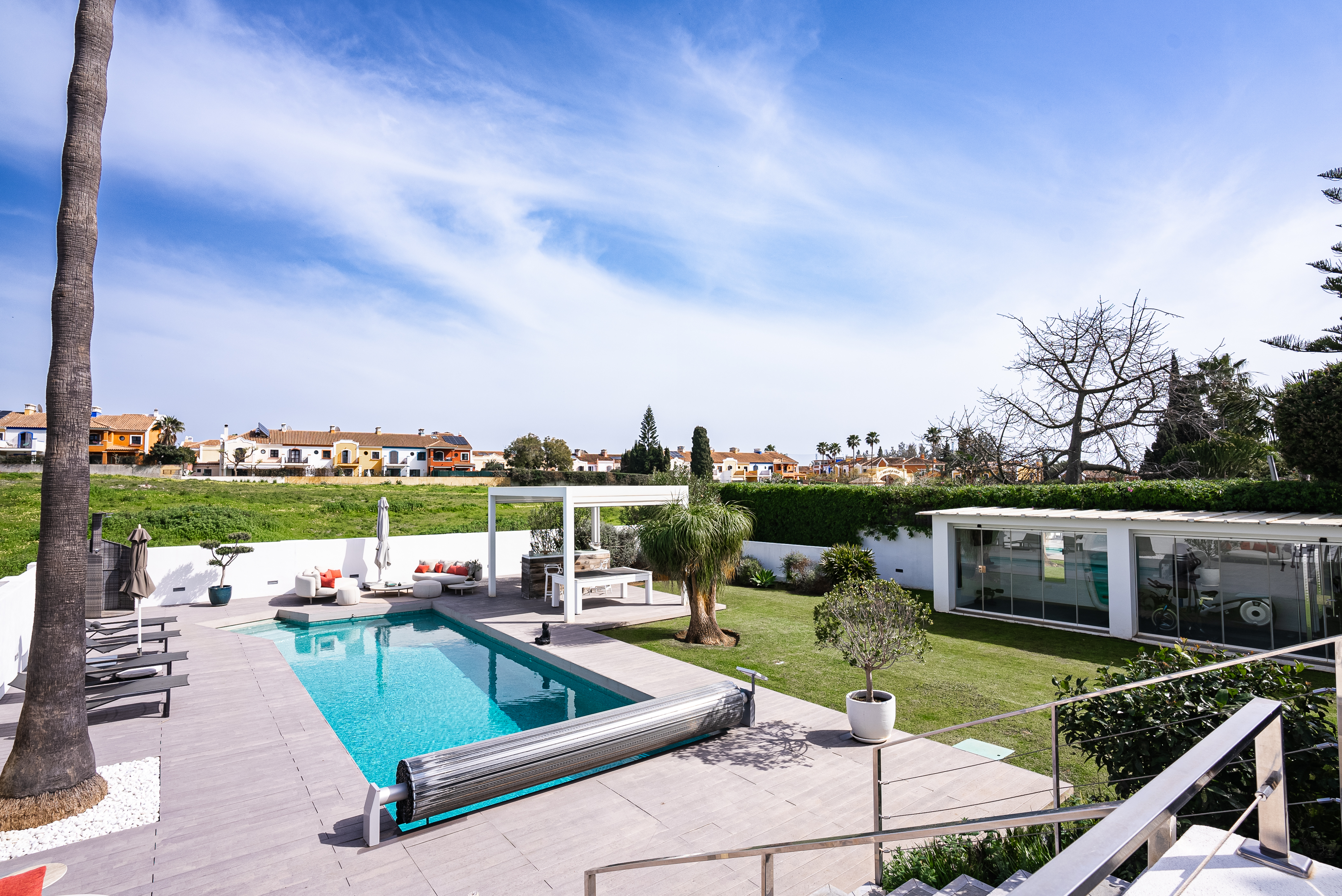 Elegant Renovated Villa with Private Pool & Open Green Views