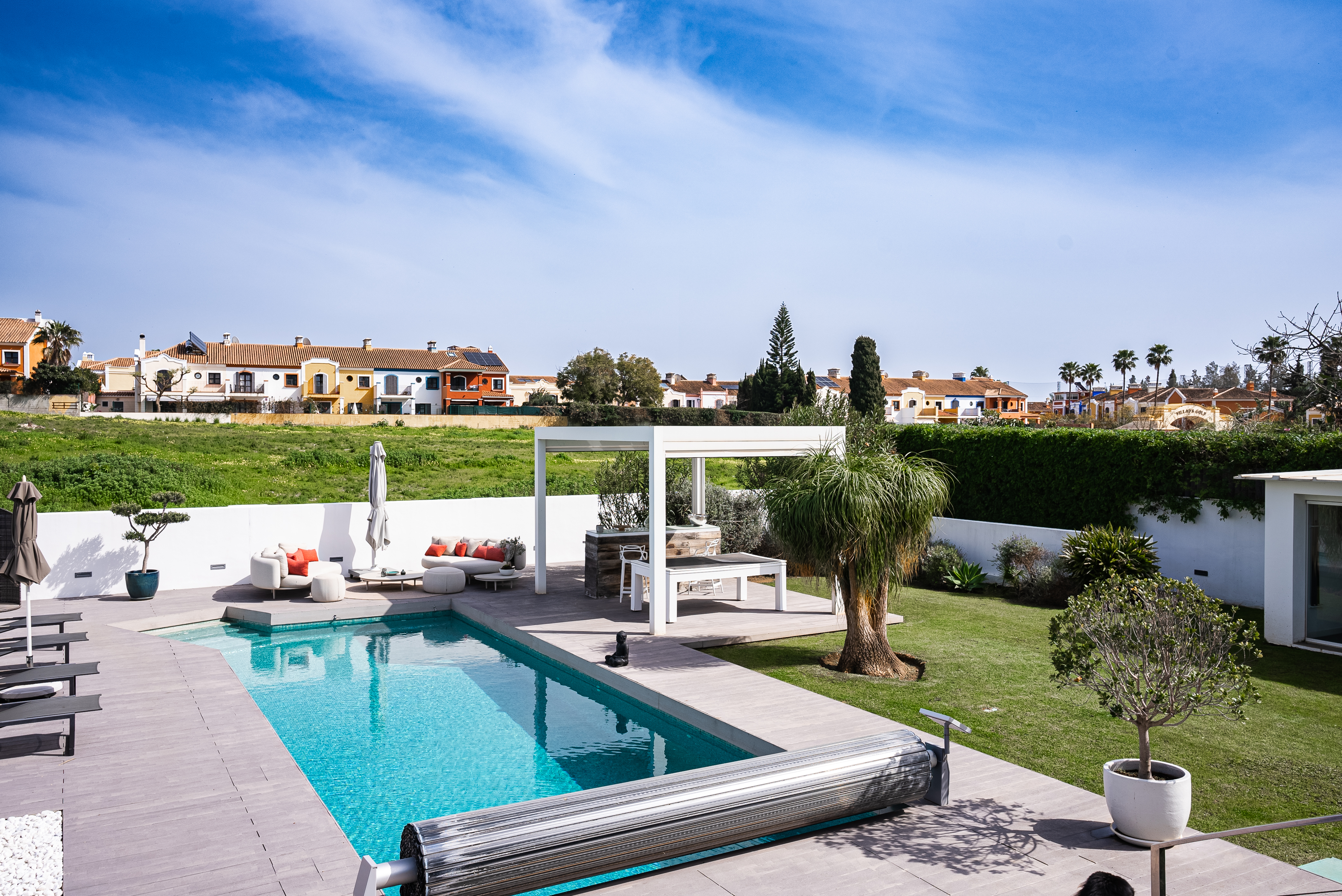 Elegant Renovated Villa with Private Pool & Open Green Views