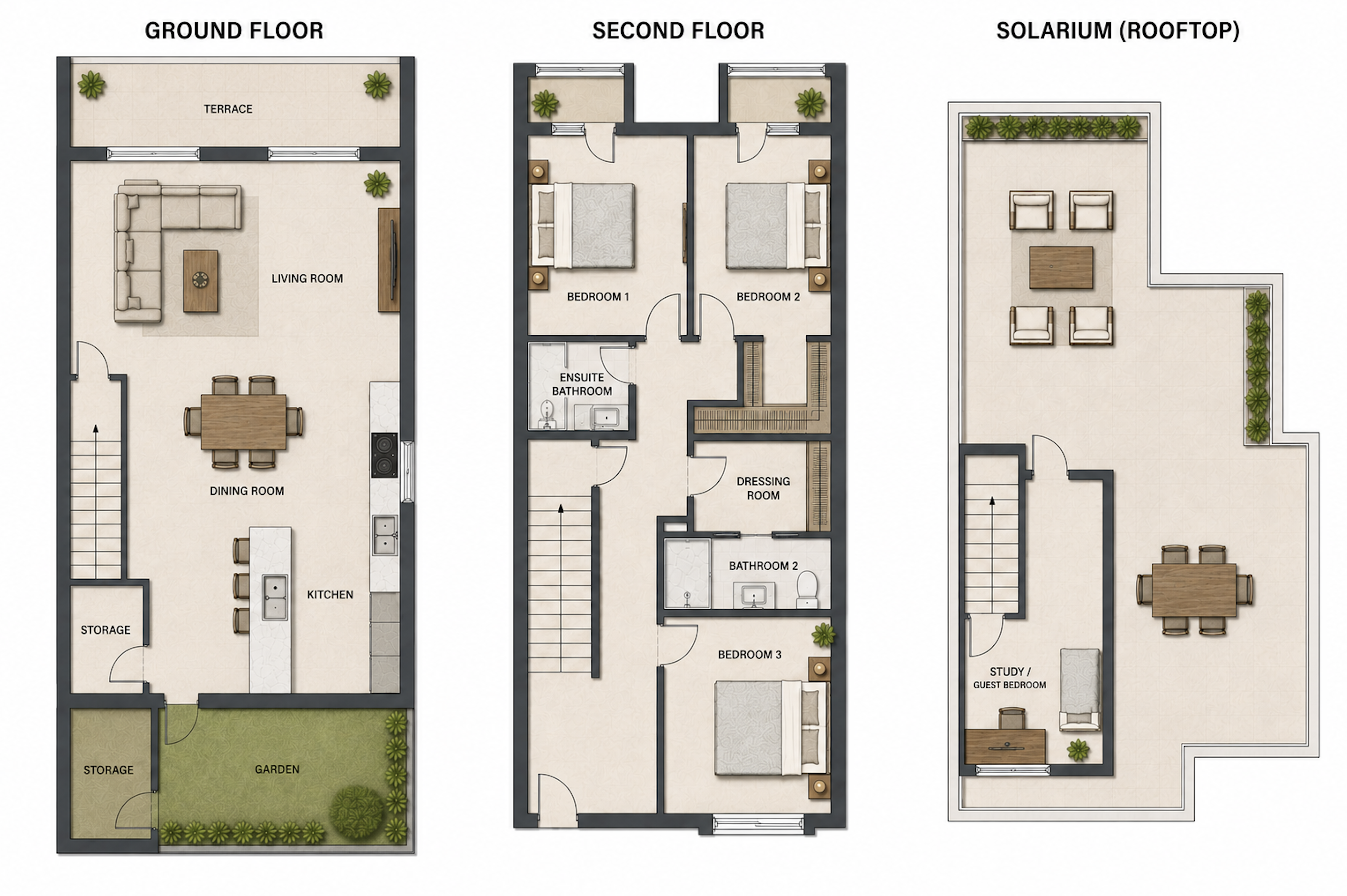 Three-Bedroom Duplex with Sea-View Solarium — Vista Verde, Mijas